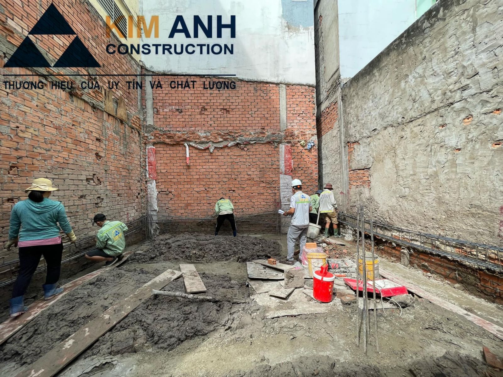 Giai đoạn thi công phần thô