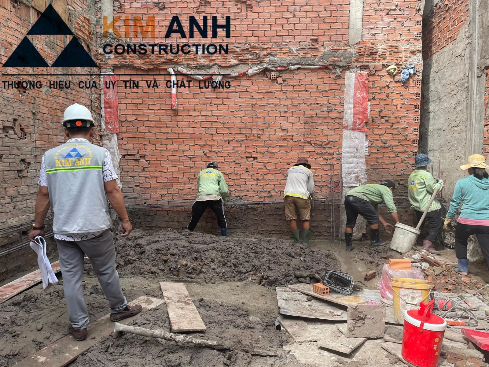 Giai đoạn thi công phần thô